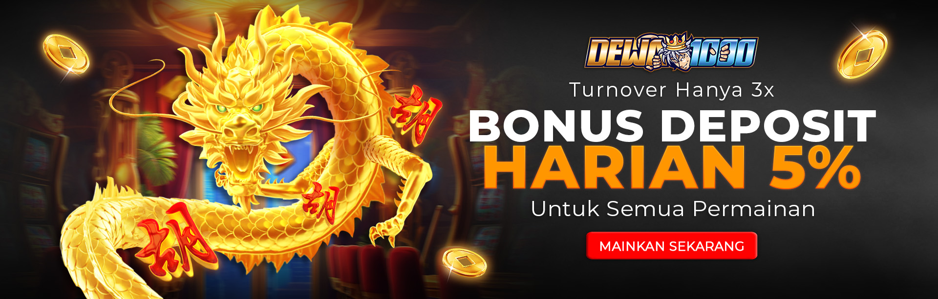 BONUS DEPOSIT HARIAN 5%