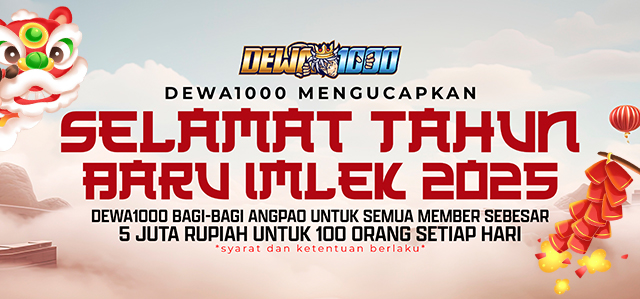 EVENT BANJIR ANGPAO 5 JUTA SETIAP HARI UNTUK 100 PEMENANG !!!